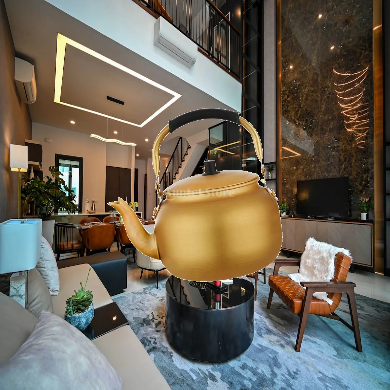 Multi Size Aluminum Stovetop Kettle Whistling Teapot Water Boiler for Gas Stove Camping Tea Brewing Tea Ceremony