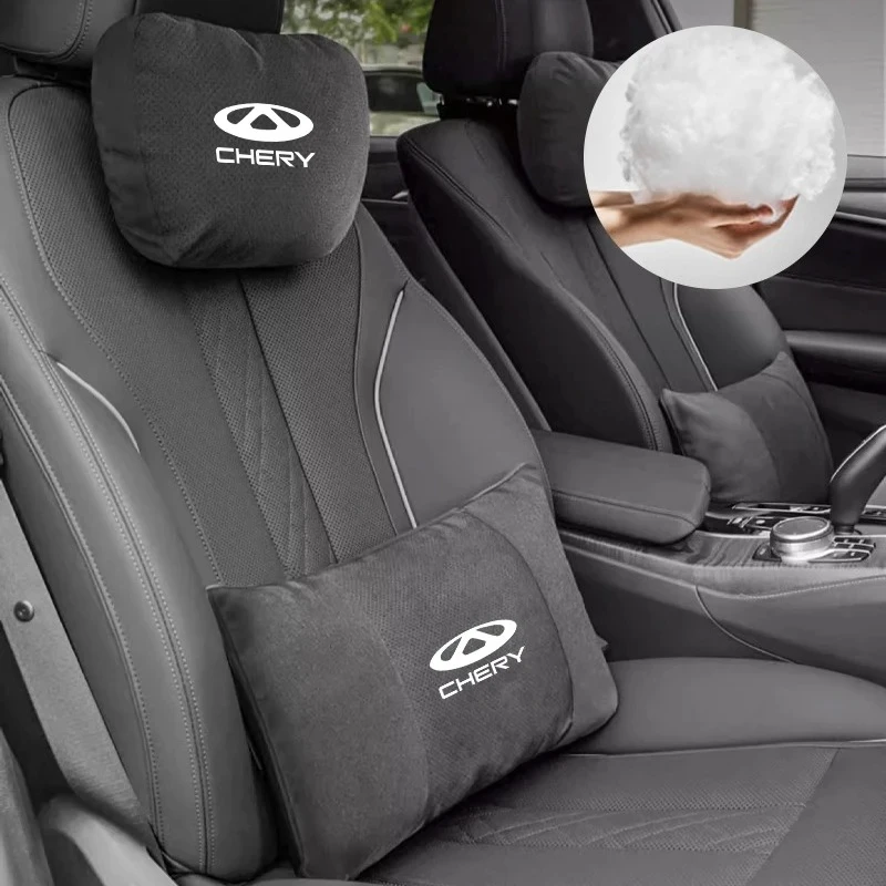 

Мягкая дышащая автомобильная подушка для шеи для CHERY TIGGO 2 3x 4 5x 7Pro TIGGO 8 PLUS Arrizo, подушка для сиденья, поясничная подушка, автоаксессуары