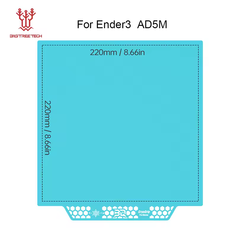 BIQU Panda Build Plate CryoGrip Pro Coating No Clog Spring Steel Double-sided for BambuLab Voron Kobra Adventurer 5M 3D Printer - Image 15