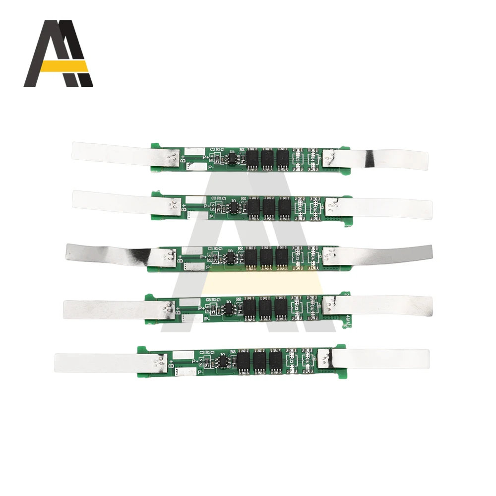 Carte de Protection de batterie au lithium Li-ion BMS 1S 4,5a 3.7V 3MOS 18650, Module de Protection de charge Lipo, 1 pièce/5 pièces