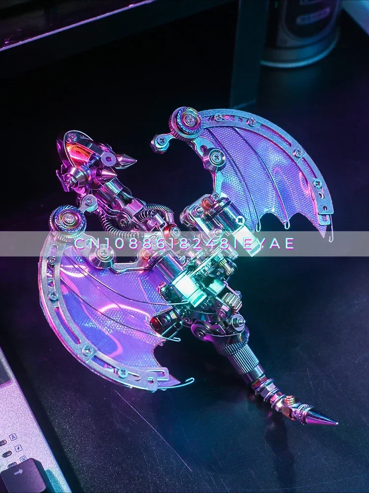 メカニカルパーティー ネッド・ホッグ カラフルなドラゴン 手作り金属組み立てモデル メカオーナメント 誕生日プレゼント