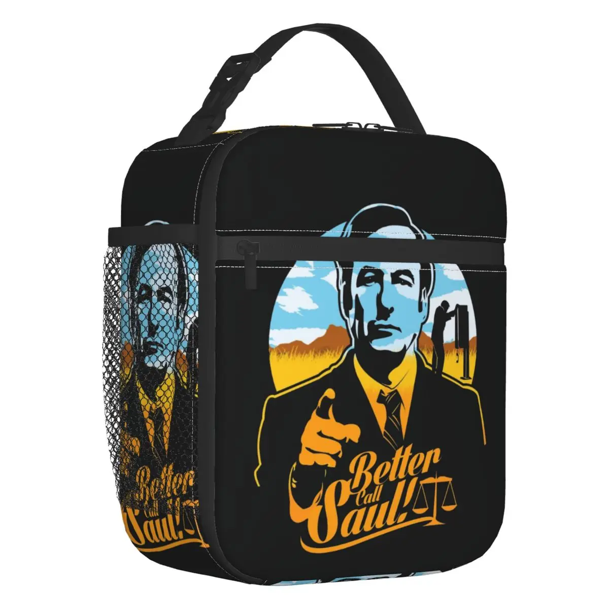 Heisenberg Breaking Bad Insulated Lunch Bag for Work School Better Call Saul Waterproof Cooler Thermal Lunch Box Women Children