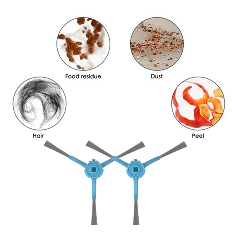 Per Cecotec Conga 9990/9590/10090 AI Spin Revolution Ultra Power Home Pezzi di ricambio Spazzola laterale Filtro Sacchetto per la polvere Mop Panno