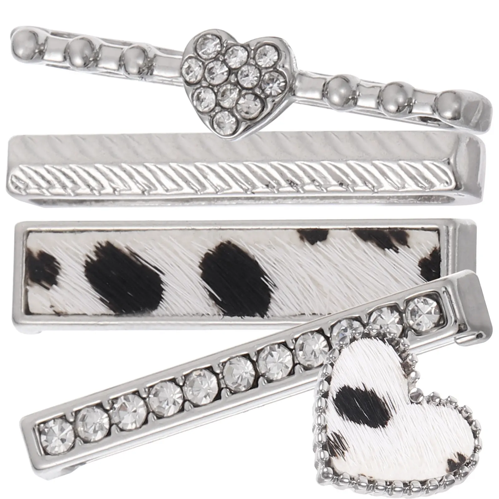 

Набор металлических декоративных колец-шармов для ремешка часов, блестящие, накладные, для силиконовых ремешков, модный аксессуар на каждый день, украшения для ремешков часов