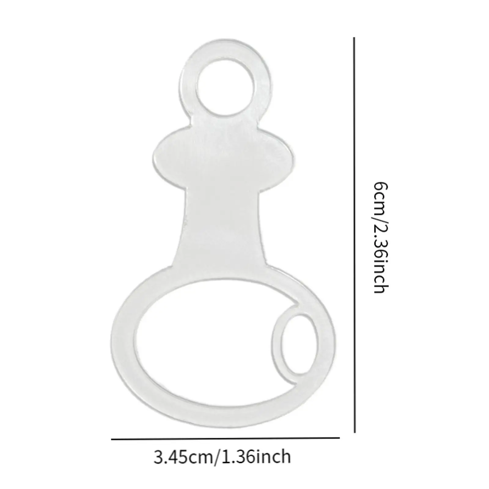 50 Pieces Floss Thread Drops Acrylic Floss Bobbins Practical DIY Sewing Projects