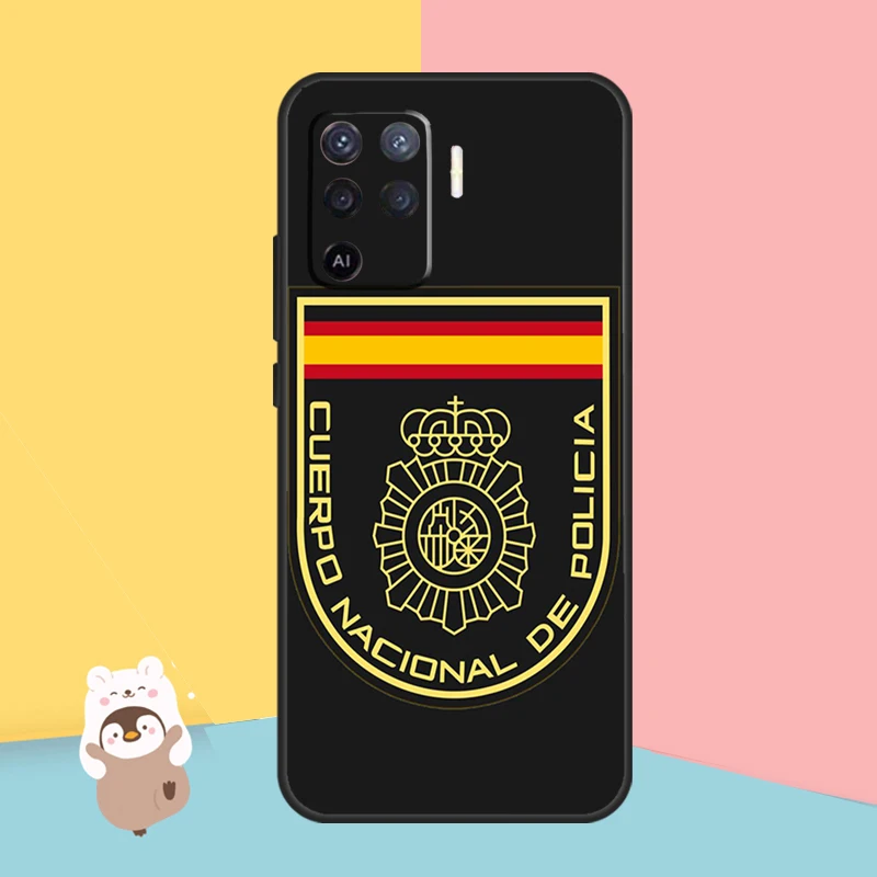 Spain National Police Logo Case For OPPO Find X5 X3 Lite Pro A15 A16 A52 A72 A5 A9 A31 A53 A83 A93 A54 A74 A94 Cover