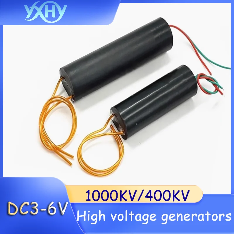 1pcs pulse high voltage pack arc generator boost DC3-6V 800 1000KV/400KV DC high voltage module