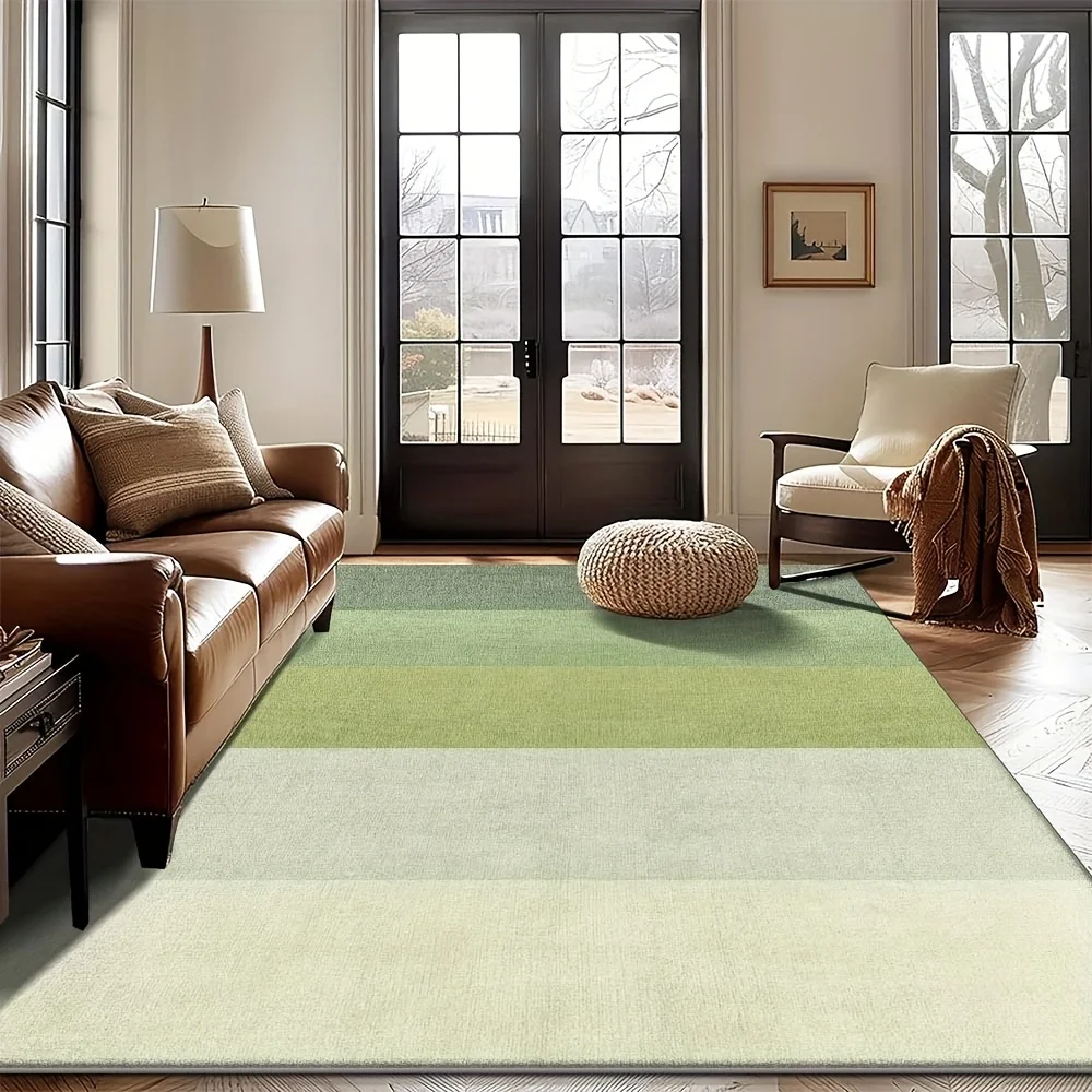 VIKAMA Simple Green Carpet Living Room Bedroom Study Room Small Fresh Comfortable Carpet Carpet Home Decoration