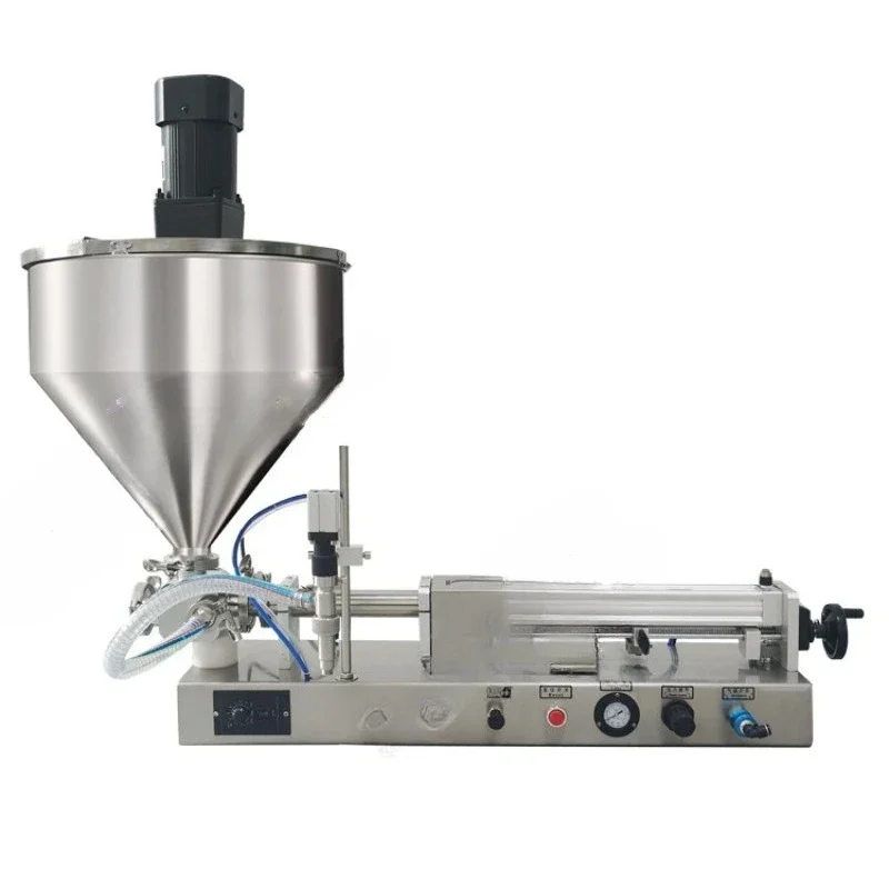 

Horizontal mixing paste filling machine automatic quantitative small