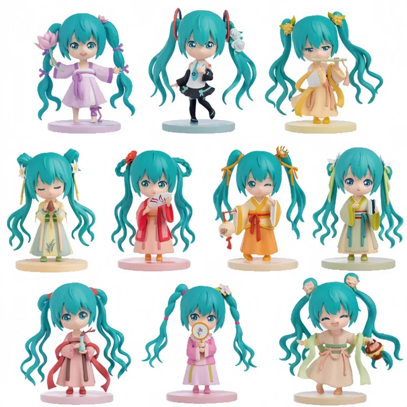 

Hatsune Miku Blind Box Cute Anime Doll Collection Blind Surprise Box Son Of Flowers Toy Gift For Birthday Home Decoration