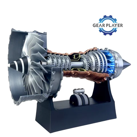 Kit motore per aereo di simulazione della luce a LED con motore brushless modello motore Super Turbofan per collezionisti e hobbisti