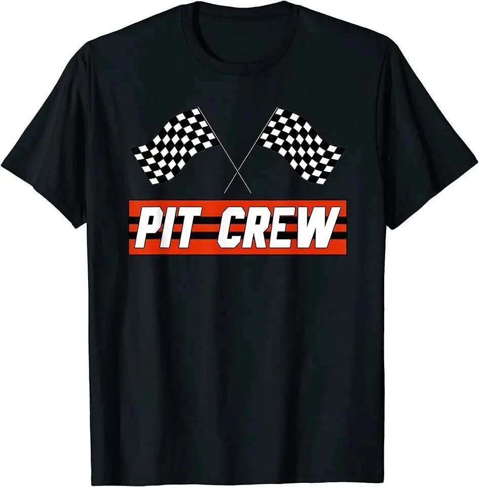 Pit Crew Race Car T-Shirte Unisex T-shirts Cotton Luxury Brand Vintage Oversized