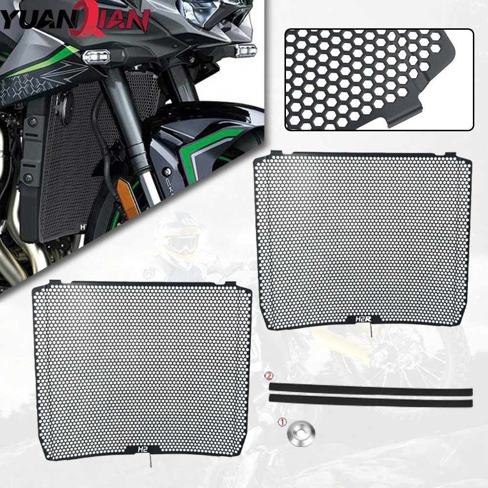 

Новая решетка радиатора мотоцикла, защита для мотоцикла, гриль, аксессуары для KAWASAKI ZH2 Z H2 H2SX Ninja H2 R H2R SX SE +