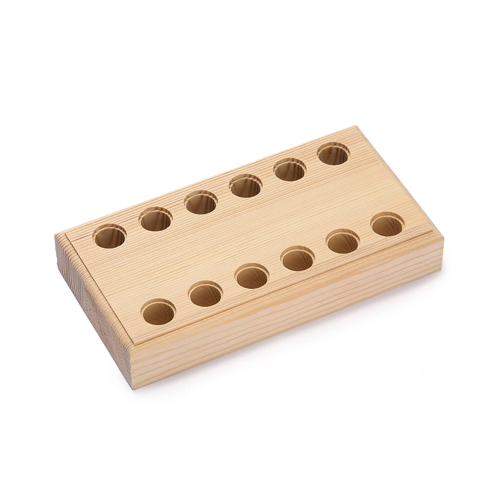 1pcs Hardwood with 6/812 Holes Plier Organizer Rack Woode Stand Plier Storage Plate for Pliers Storage and Management