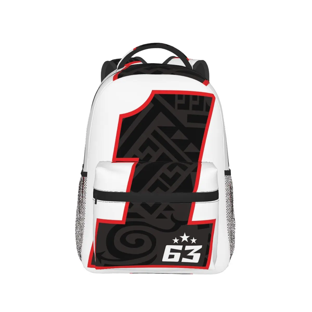 Pecco Bagnaia 63 バックパックホット販売デイパック大容量子供ランドセルスクールバッグショルダーバッグ男性女性のための
