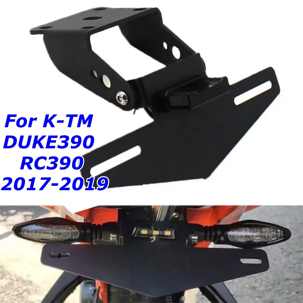 

Motorcycle Fender Eliminator Registration Bracket Accessories License Plate Holder For K-TM DUKE 390 RC390 RC 390 2017-2019