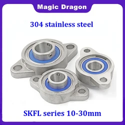 304 Stainless Steel Miniature Seat Bearing 1/5PCS 10MM to 30MM SKFL000 SKFL001 SKFL002 KFL003 SKFL004 SKFL005 SKFL006