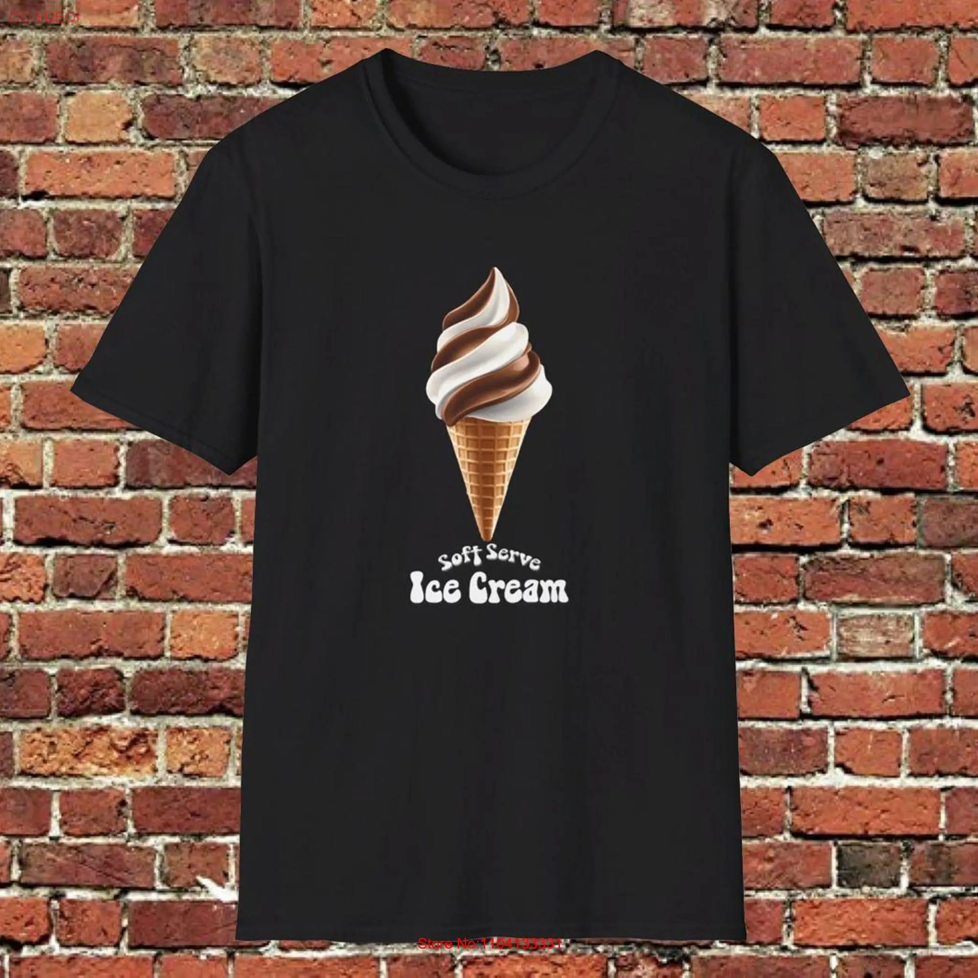 Soft Serve Ice Cream T Shirt long or short sleeves