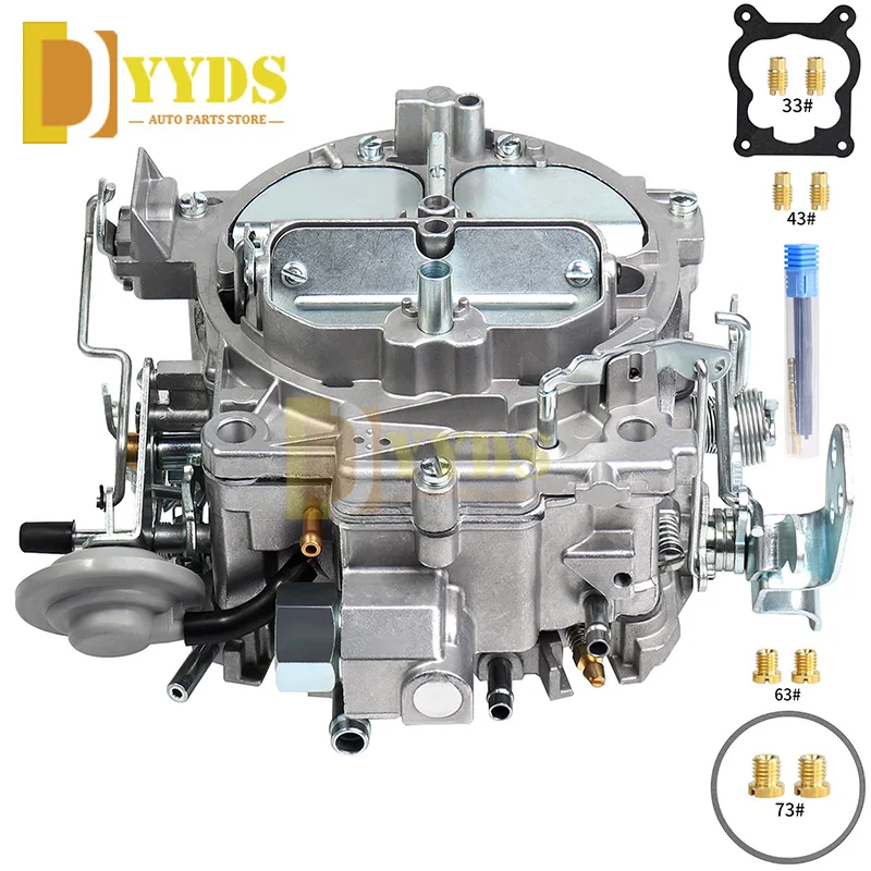 NEW Rochester quadrajet 4MV 4 Barrel Carb Carburetor For Chevy GMC 327 351 427 454 Truck & Car 1901R750CFM Manual Divorced Choke