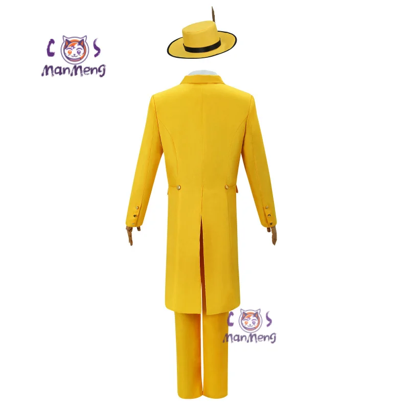 New Halloween Costume Disguised Geek Cos Suit JimCarry Mask Performance Suit Cosplay Anime Cosplay