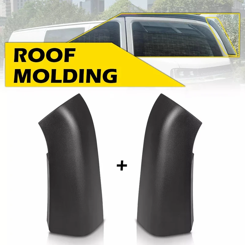 Car Rear Upper Right Left Side Spoiler Corner Trim Panel Fit For Chevy Express GMC Savana 2003-2023 15215525, 15215527