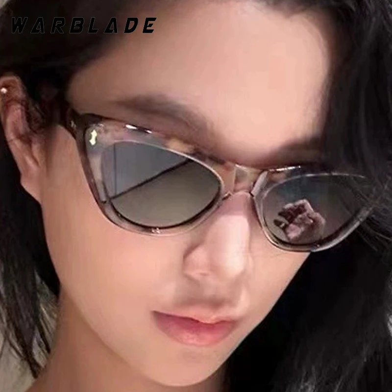 

Retro Rivets Decorate Cat Eye Women's Sunglasses Luxury Brand Designer Men Sunglass Outdoor UV Protection Travel Eyewear UV400