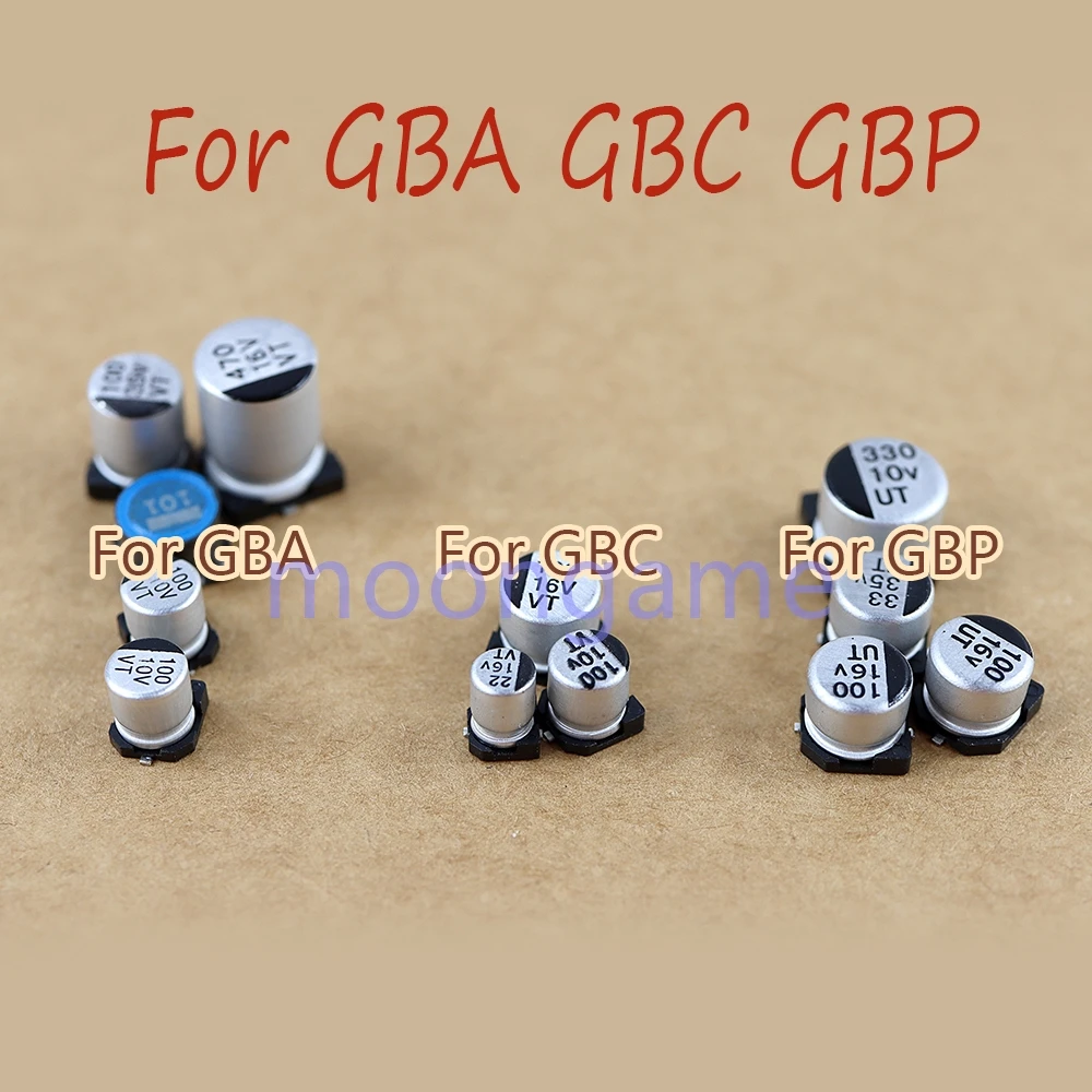 

60 комплектов замены конденсатора материнской платы Gameboy Advance GBA для Gameboy Color Pocket GBC GBP, запасные части для платы