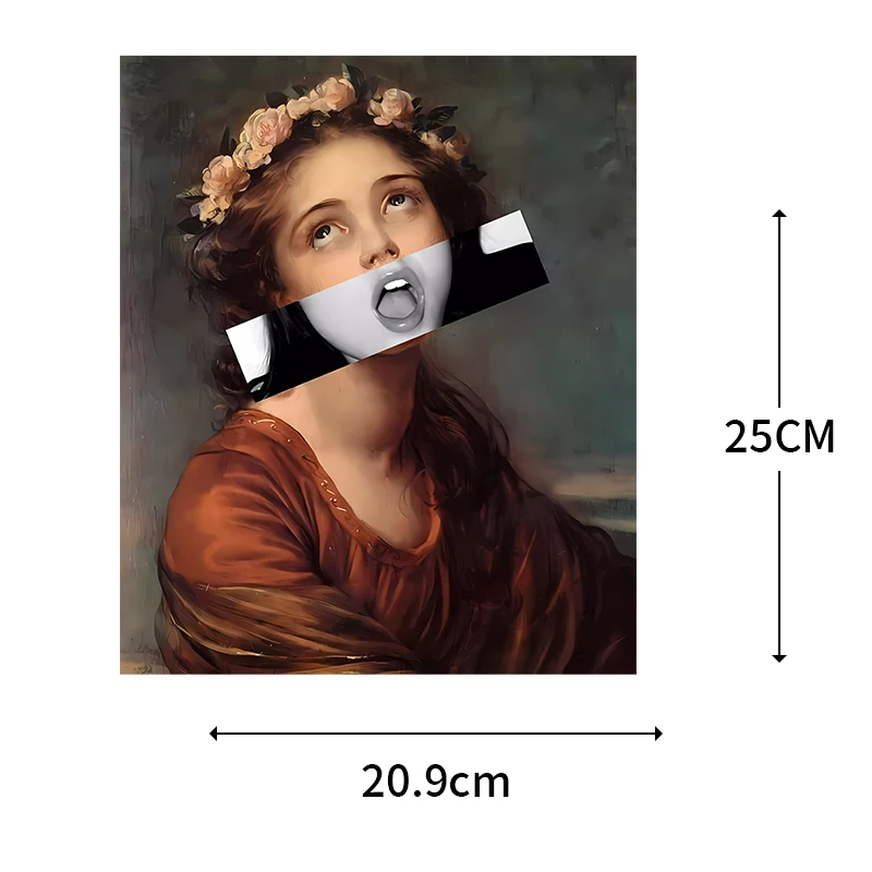 Abstract characters ruin creativity, heat transfer T-shirts, hoodies, DIY decorations, Iron On printed stickers for clothes
