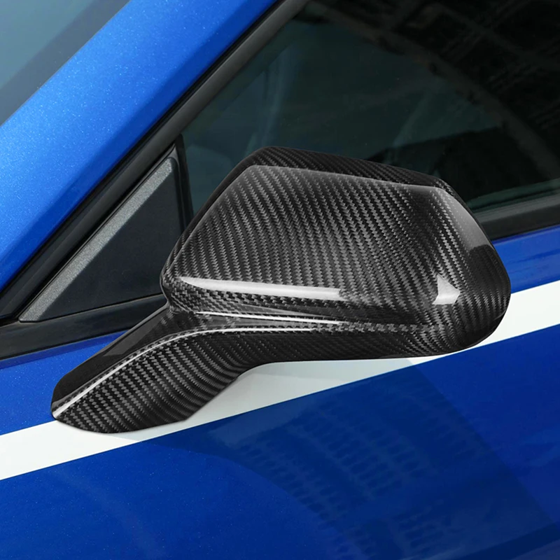 

Real Hard Carbon Fiber for Chevrolet Camaro 2016-2023 Accessories RearView Side Mirror Cover Trim Sticker for Camaro Decoration