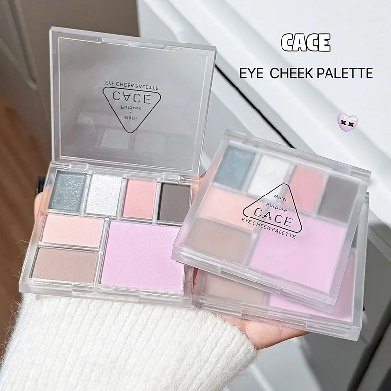 Multi-Use Blush & Eyeshadow Palette - All-in-One Face & Eye Makeup, Shimmer & Matte Pink Tones, Direct from Manufacturer