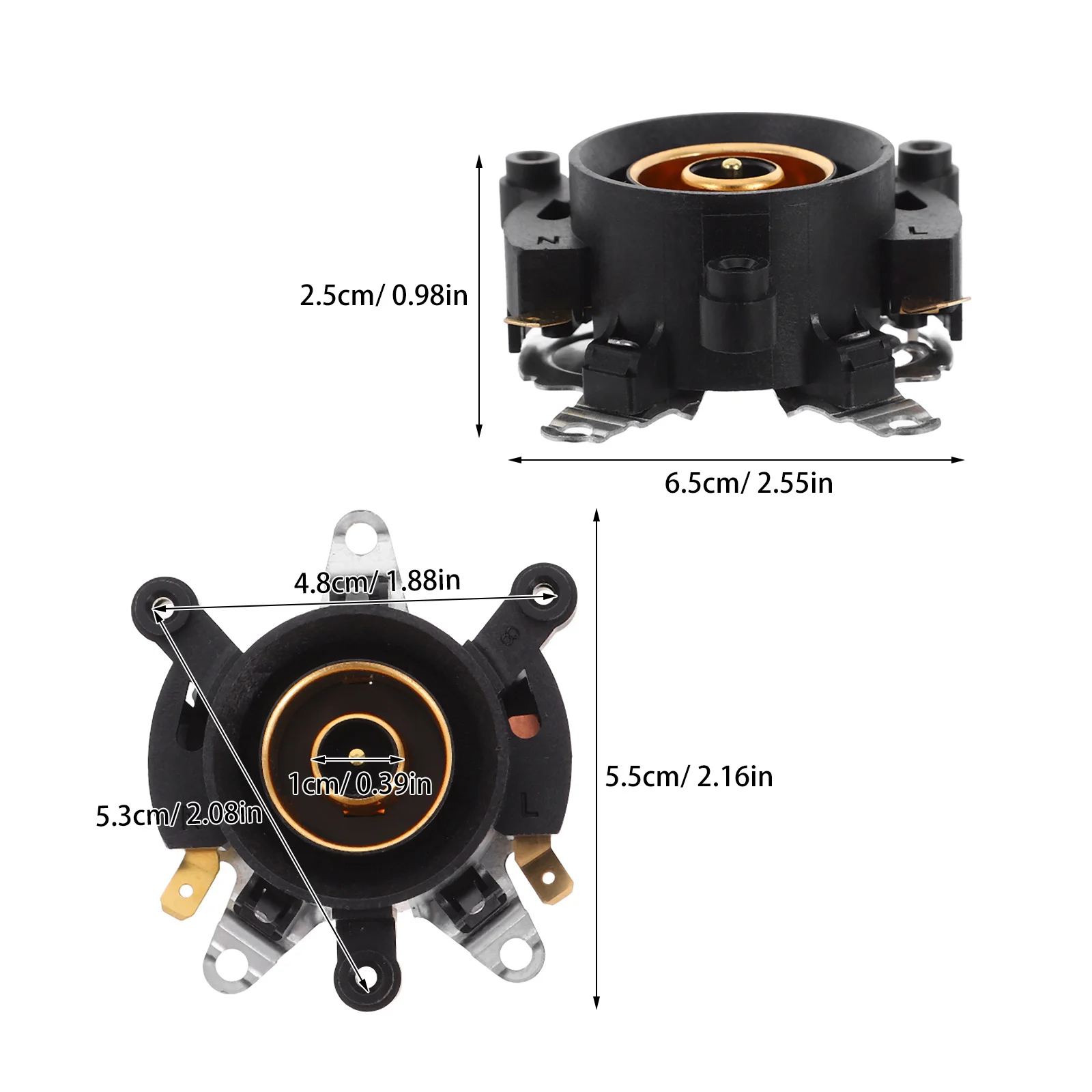 4Sets Electric Kettle Temperature Control Base Thermostat Switch for Precise Heating Safety Protection Easy Installation