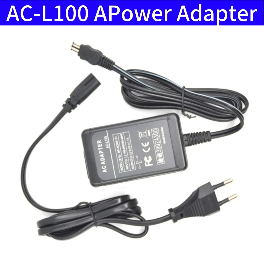 AC-L100 AC Adapter Charger AC-L15 AC-L10 for Sony HDR-AX2000 HXR-MC2000N DSC-S85 CCD-TRV57 CCD-TRV218E DCR-TRV325 Camera