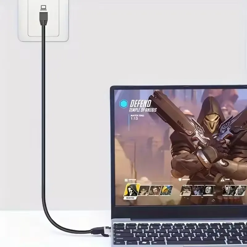 كابل إيثرنت Cat6 كابل شبكي عالي السرعة 1000 ميجابت في الثانية RJ45 كابلات الإنترنت UTP CAT6 سلك شبكة LAN محمي لتلفزيون الكمبيوتر PS5 PS4 Xbox