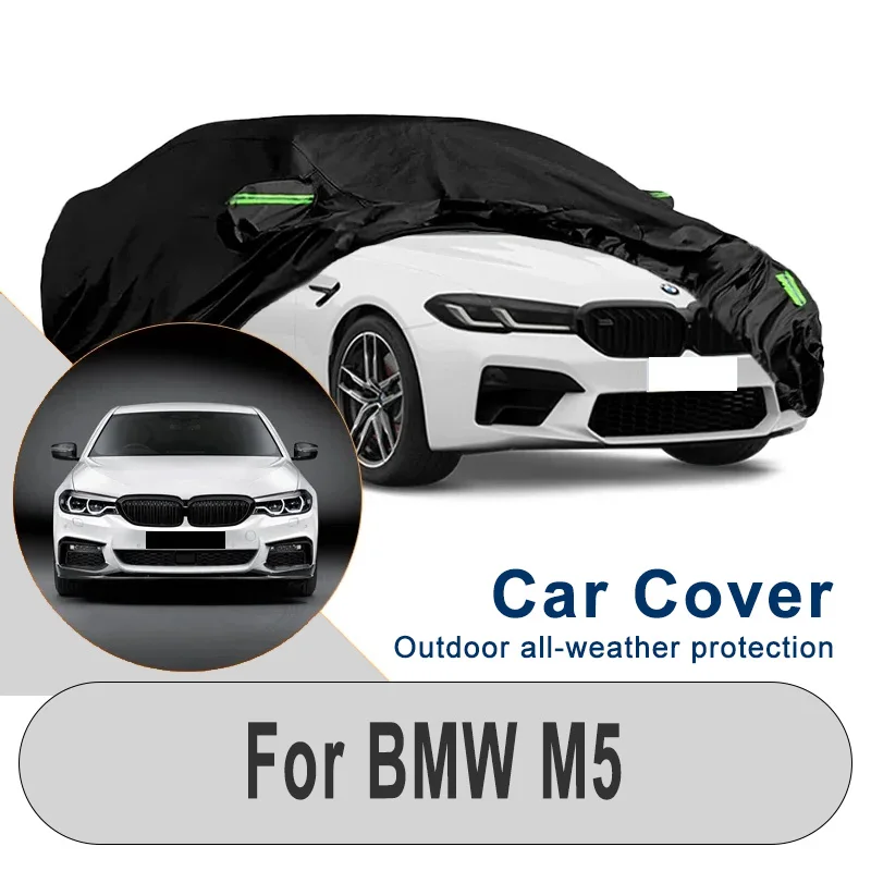 

Для BMW M5 Водонепроницаемый солнцезащитный автомобильный чехол - зима-лето Открытый снегозащитный пылезащитный экран, автоматическая защита