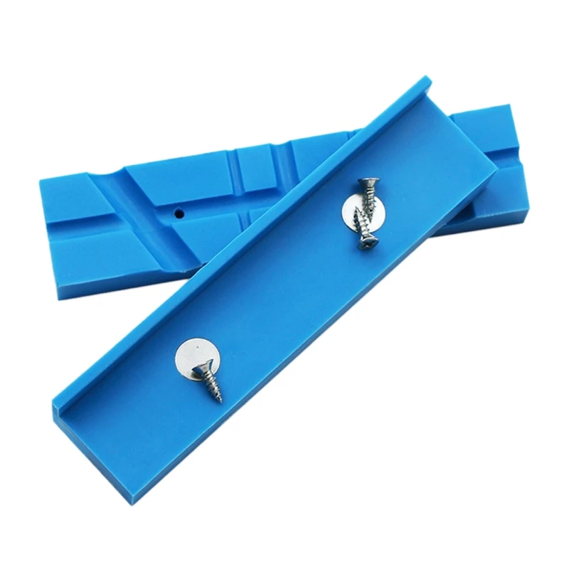 Multipurpose Aluminum Vise Soft Jaws, Vice Jaws Pads, Rubber Vise Jaw Protectors Use on any Metal Vise Dropship