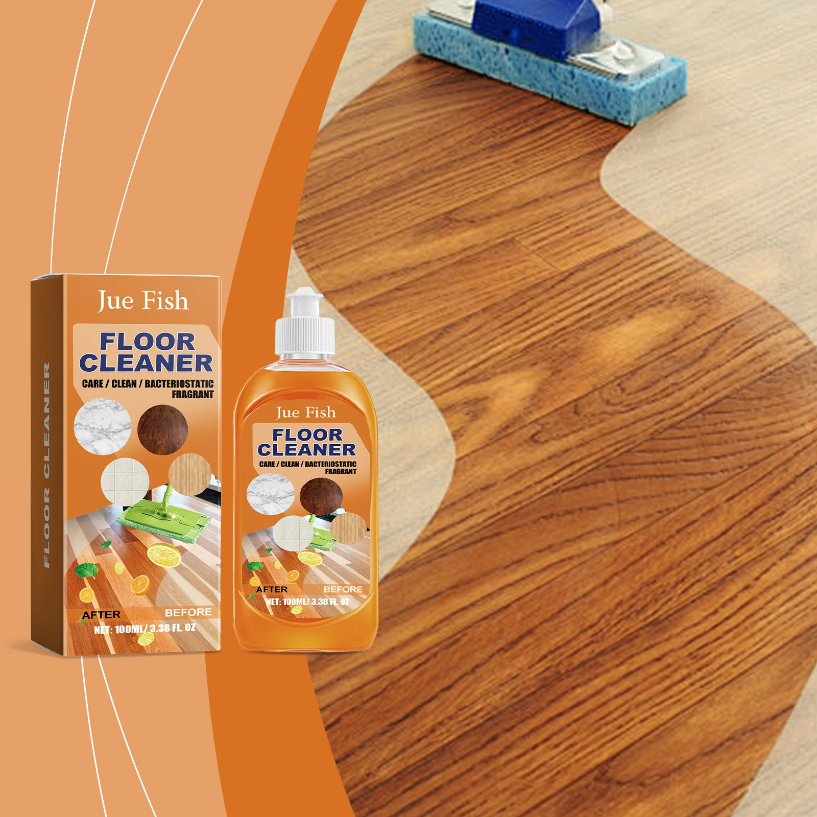 

Concentrated Wood Floor Cleaner,Ceramic Tile Cleaner,Cleaning Liquid for Mop and Bucket,Cleaning Supplies,Floor Brightener