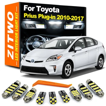 ZITWO 12 Stücke Canbus Kein Fehler Für Toyota Prius Plug-in 2010 2011 2012 2013 2014 2015 2016 2017 Auto LED Innen Glühbirne Kit