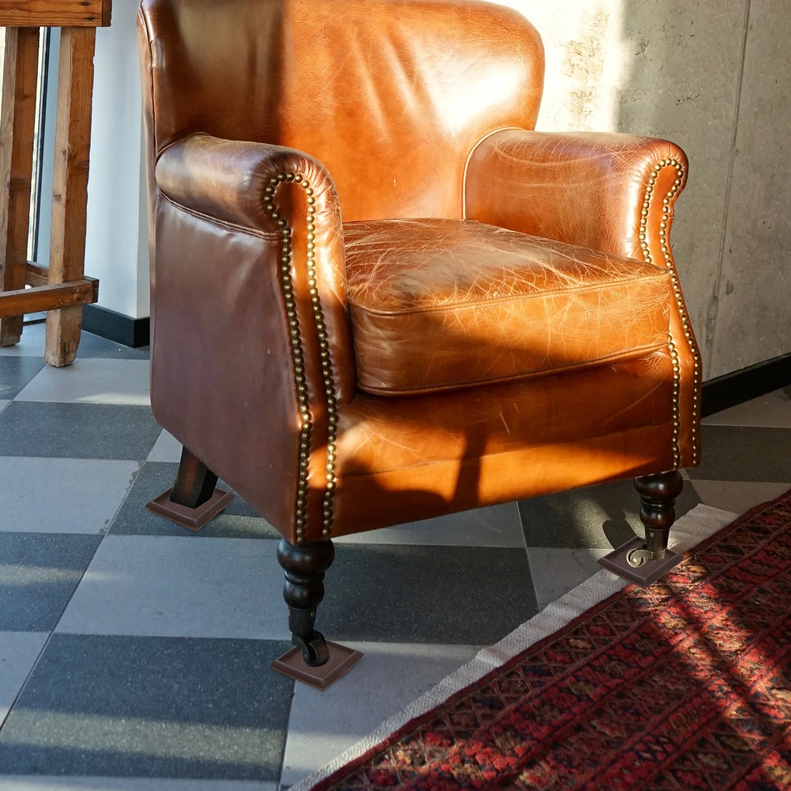 8Pcs Furniture Chair Leg Pads Durable Anti-Skid Protection for Hardwood Floors Multi-Function Furniture Coasters Floor Scratch