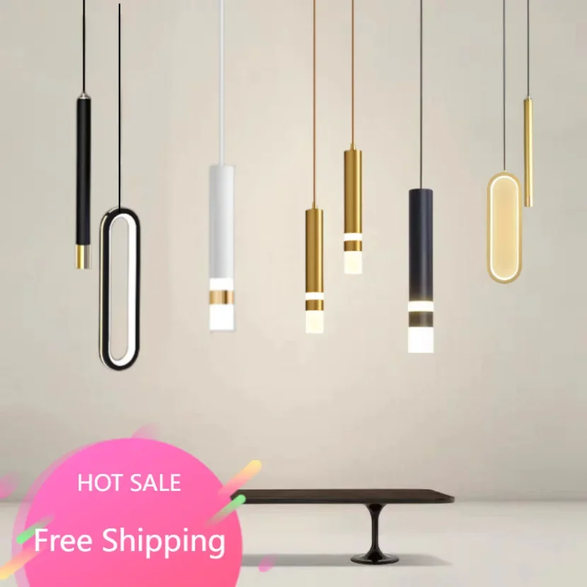 Modern Led Pendant Lighting for Bedroom Bedside Bathroom Entrance Hanging Lamp Decoration Lighting Ceiling Restaurant Spotlight