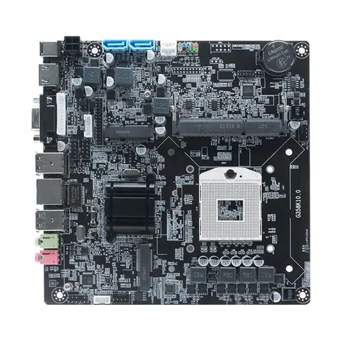 HM65 Micro-ITX Motherboard 16GB Memory LGA988 Desktop Motherboard M.2 SATA MSATA USB2.0 VGA HDMI-Compatible Computer Motherboard