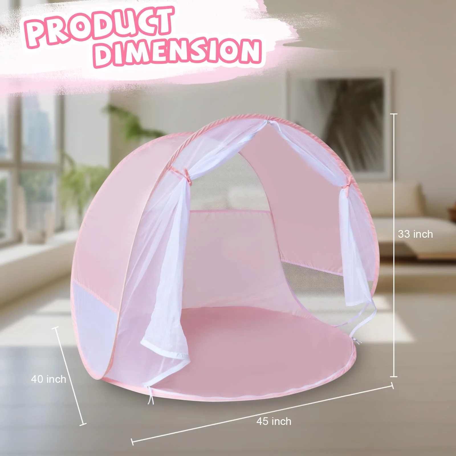 Portable Waterproof Anti-UV Beach Tent-Ultimate & Kids' Play Tent for Outdoor Camping