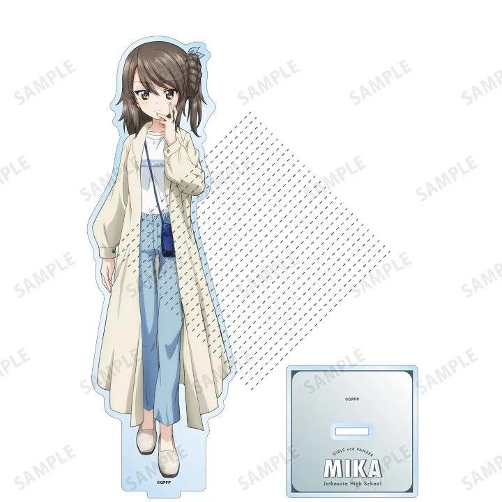 Game Nishizumi Miho Itsumi Erika Darjeeling Mika Acrylic Stand Doll Anime Figure Model Plate Cosplay Toy for Gift