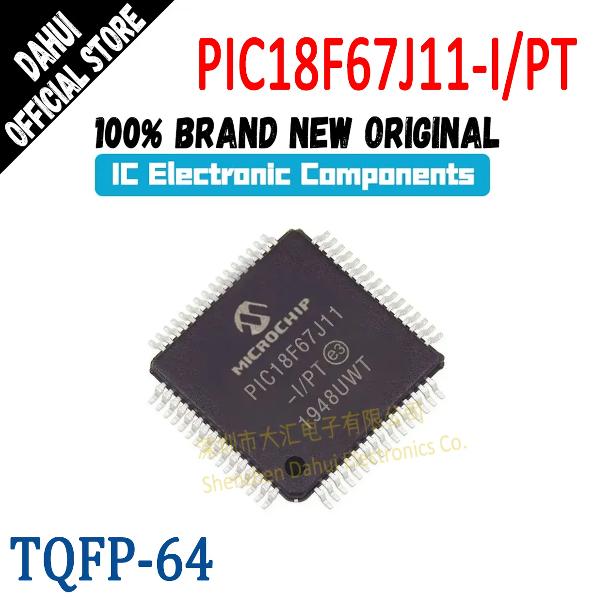 PIC18F67J11-I/PT PIC18F67J11-I PIC18F67J11 PIC18F67J PIC18F67 PIC18F PIC18 PIC IC MCU Chip TQFP-64