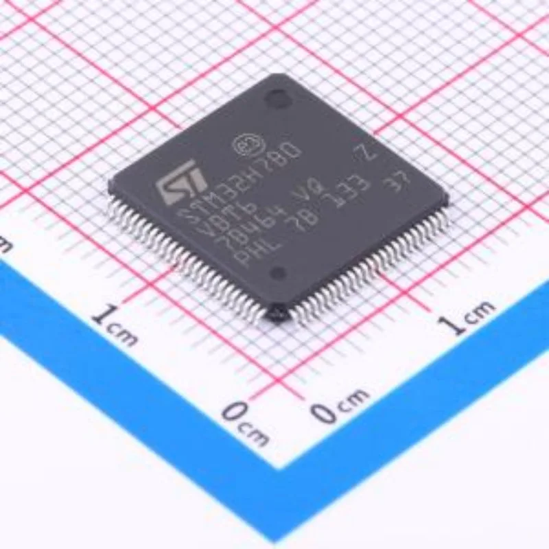 (1/5pcs) STM32H7B0VBT6 LQFP-100(14x14) 100% Original In Stock (MCU/MPU/SOC) 1.62V~3.6V 80 1.4MB 128KB