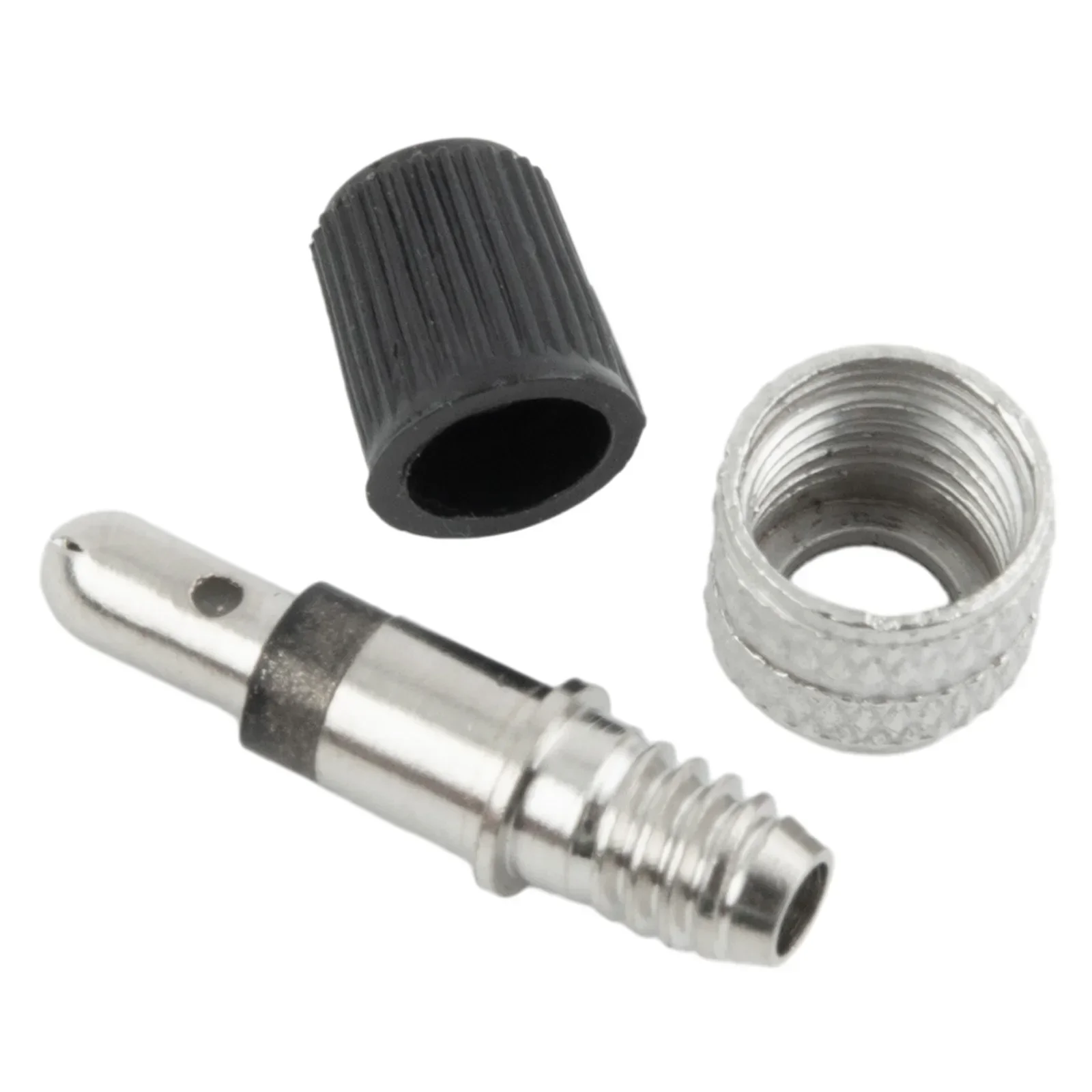 High Quality 2023 4 X Bicycle Valve Cycling Parts Bicycle Maintenance Dunlop Valve Set Silver About 4g Bike Tools