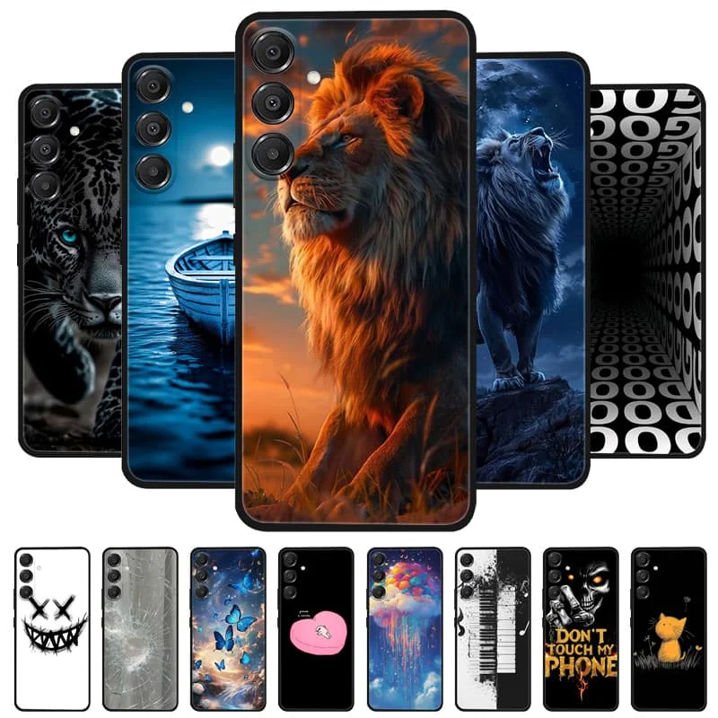 

For Samsung A16 4G 5G Case Shockproof Dustproof Silicone TPU Phone Cover For Galaxy A15 4G 5G Phone Cases Bumper Protector Camer