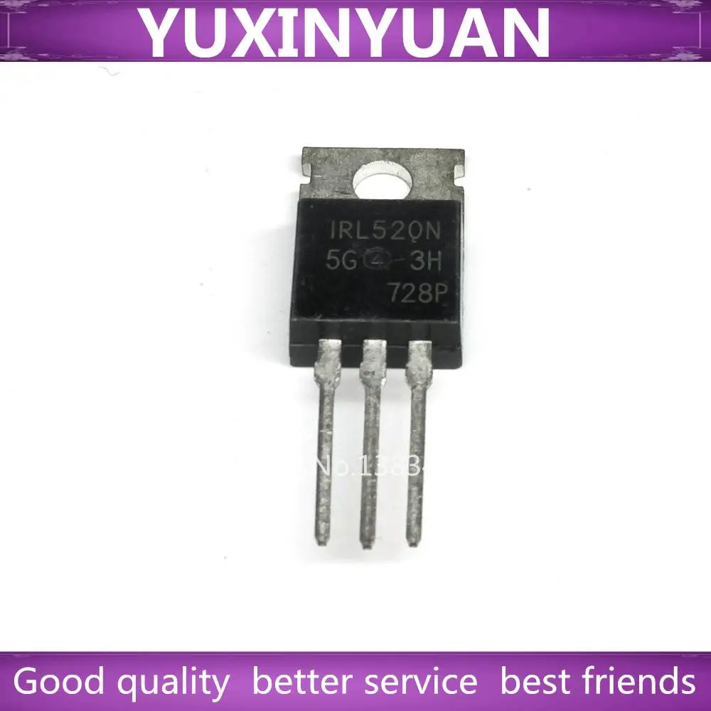 10PCS/LOT   IRL520N IRL520 L520  TO-220 YUXINYUAN IC CHIP