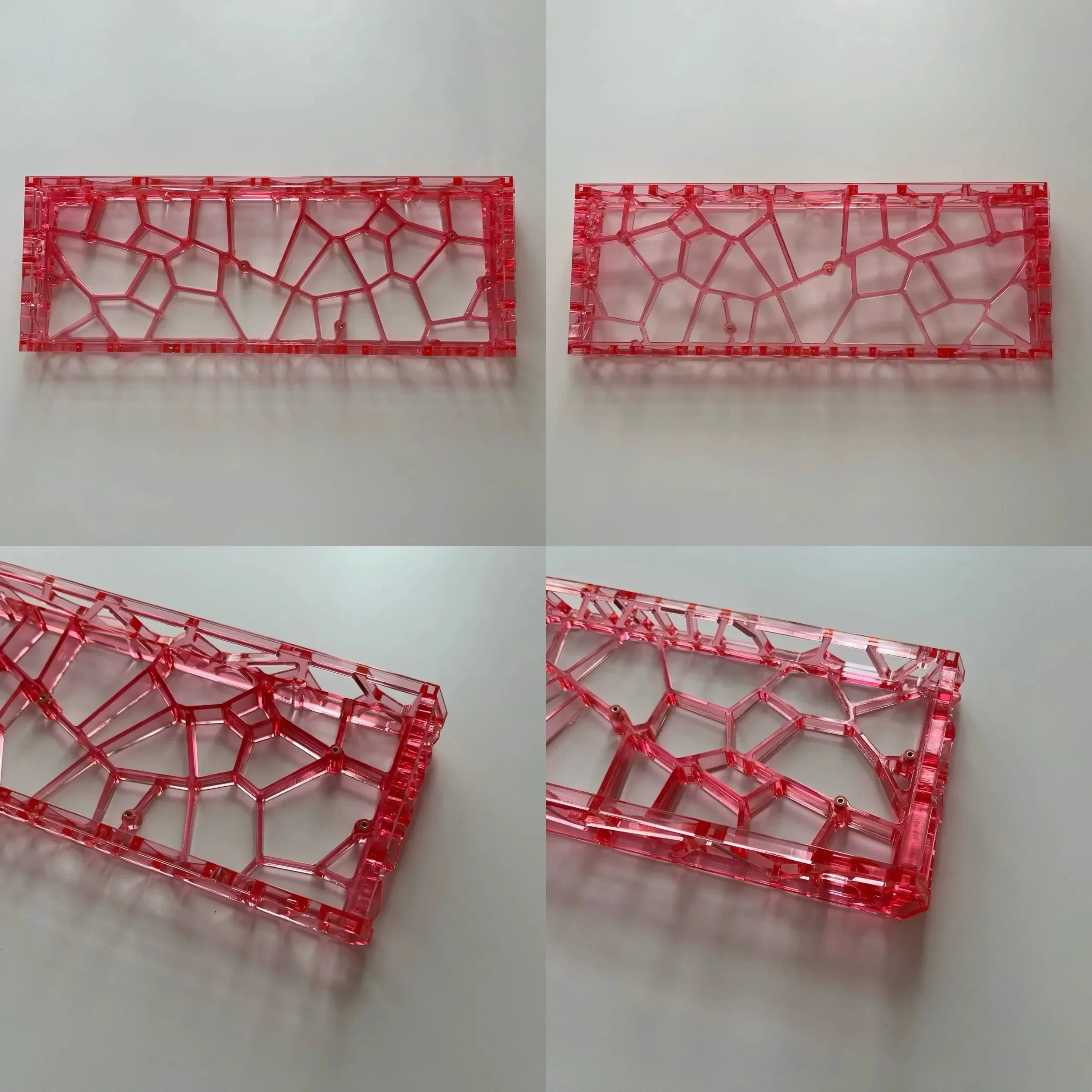 Transparent Hollow Keyboard Shell Pc Material High Hardness 3D Print Shell for Aula Win60/woting 60/Madlions Mad60/hm66