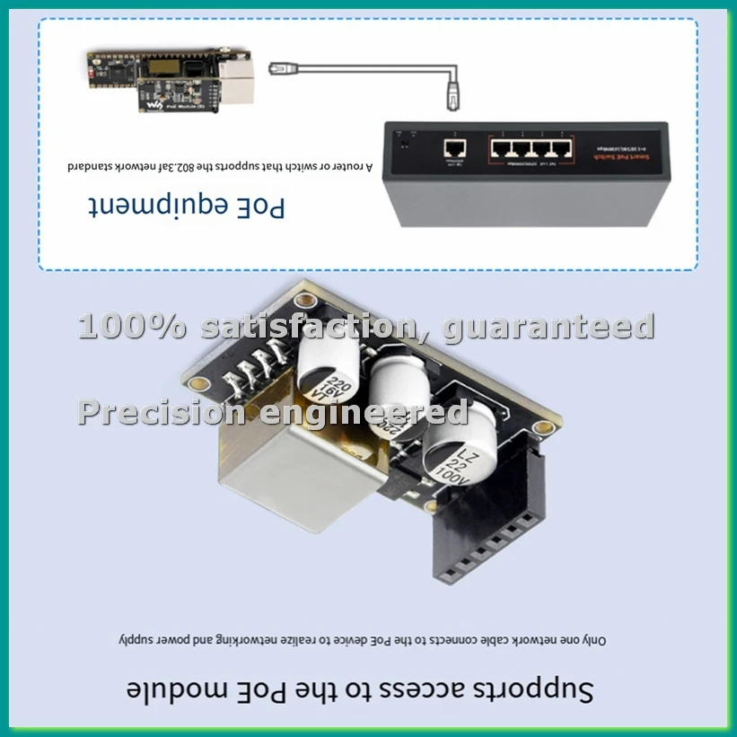 

Плата разработки ESP32-S3 ETH с камерой, PoE, портом RJ45 / OV2640, OV5640, W5500, Micro-SD для Size,B-TCES
