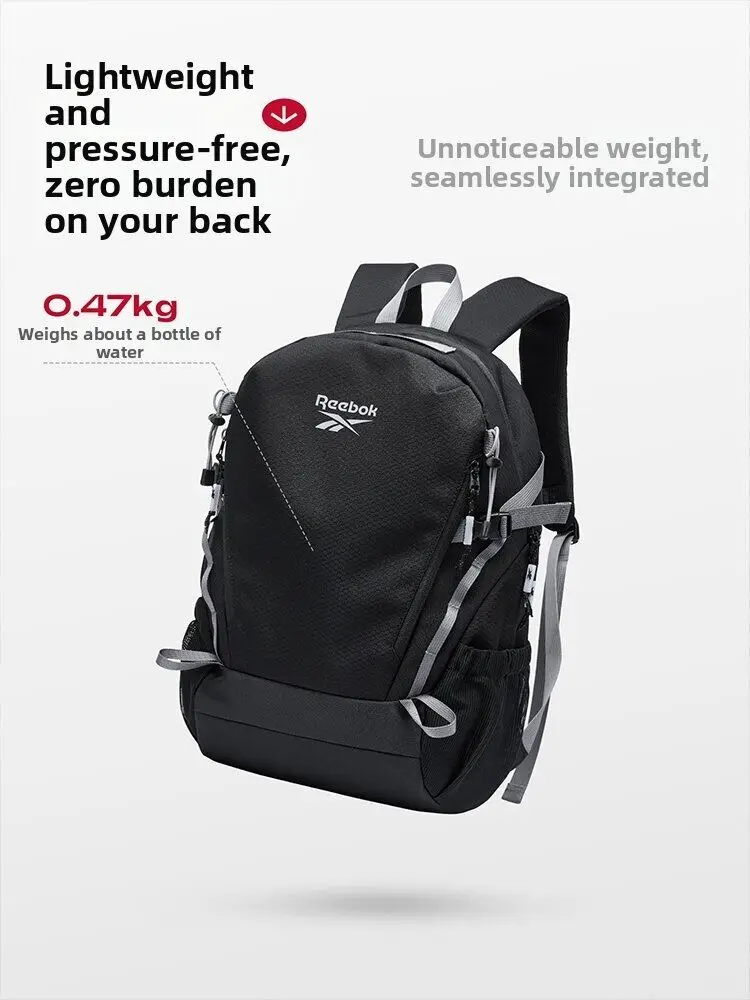 REEBOK Unisex Lightweight Outdoor Hiking Backpack Men Women Water Resistant Casual Daypack Large capacity Camping Sport Knapsack view 4